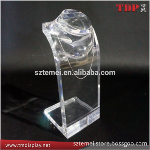 Wholesale High Transparent Acrylic Necklace Display Rack